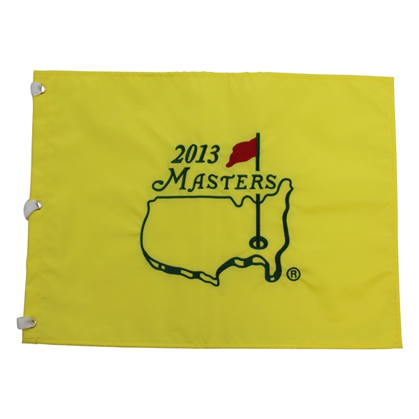 2013 Masters Tournament Embroidered Flag - Adam Scott Winner