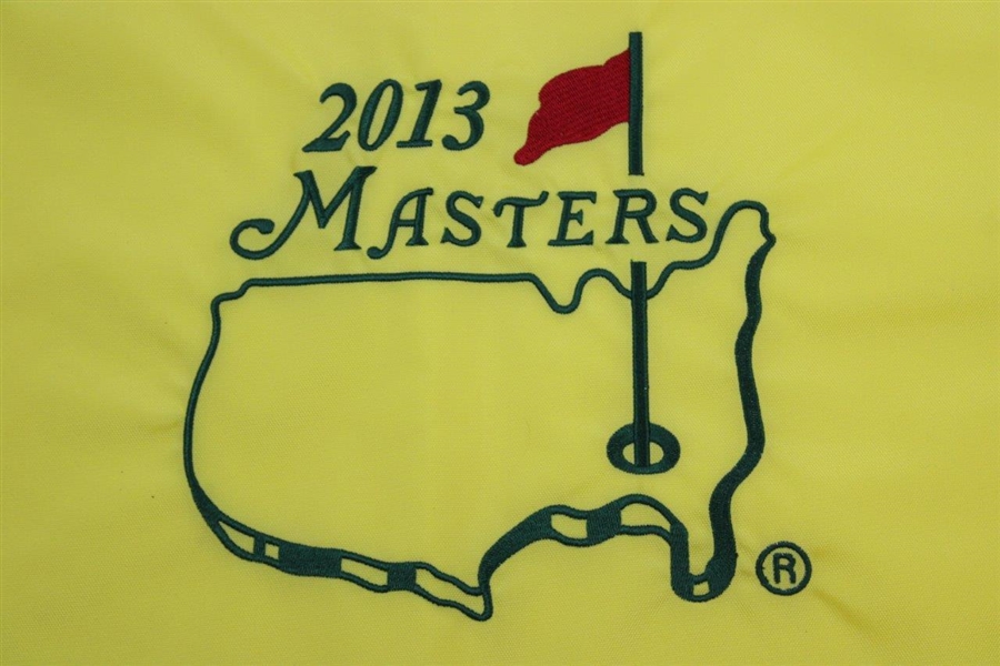 2013 Masters Tournament Embroidered Flag - Adam Scott Winner