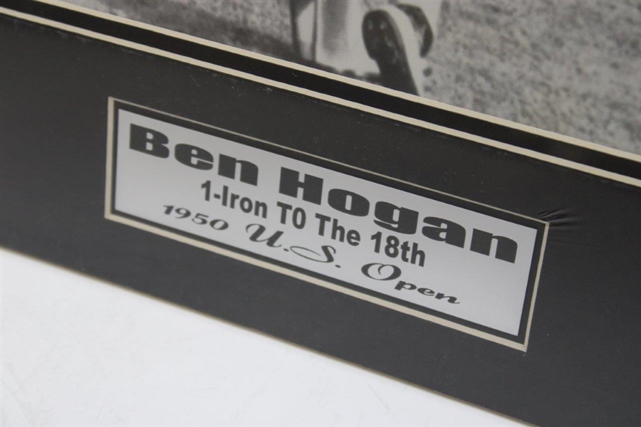 Ben Hogan '1-Iron to the 18th - 1950 US Open' Matted Poster
