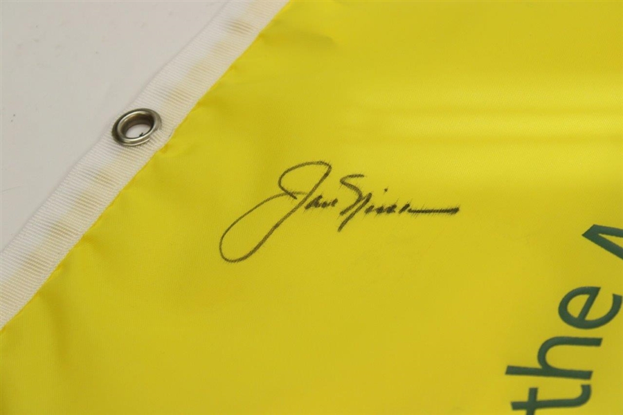 Jack Nicklaus Signed Undated The Memorial Tournament Screen Flag JSA ALOA