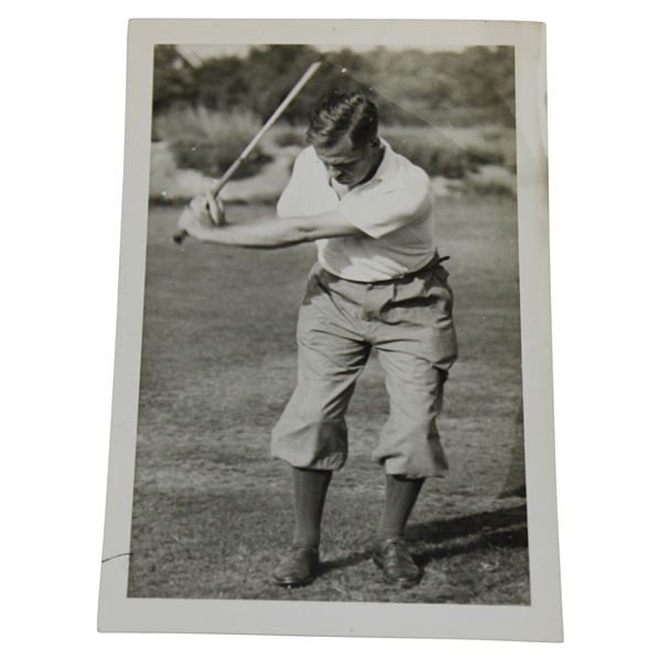 Bobby Jones Original Sequence Photo Used in Alex Morrison Book with Stamp Pg 43