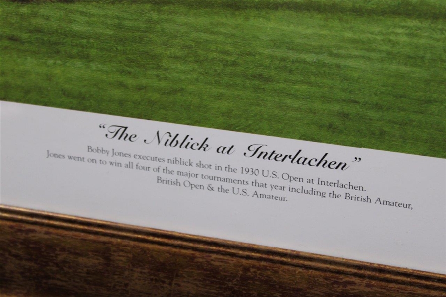 Bobby Jones 'The Niblick at Interlachen' Ltd Ed Print by Artist Zuniga #335/1000 - Framed