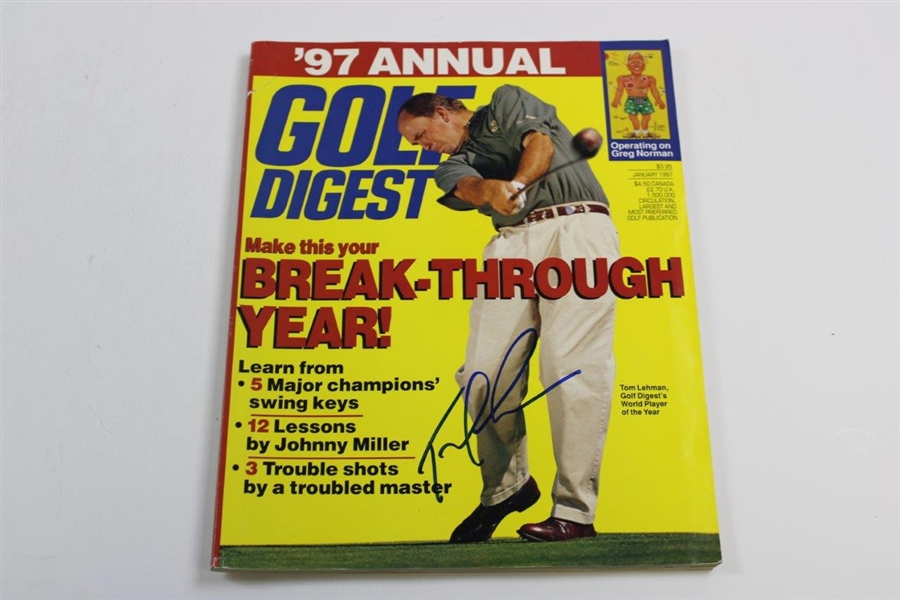 Kite, Price, Els & Lehman Signed Magazines - Golf Digest & Sports Illustrated JSA ALOA