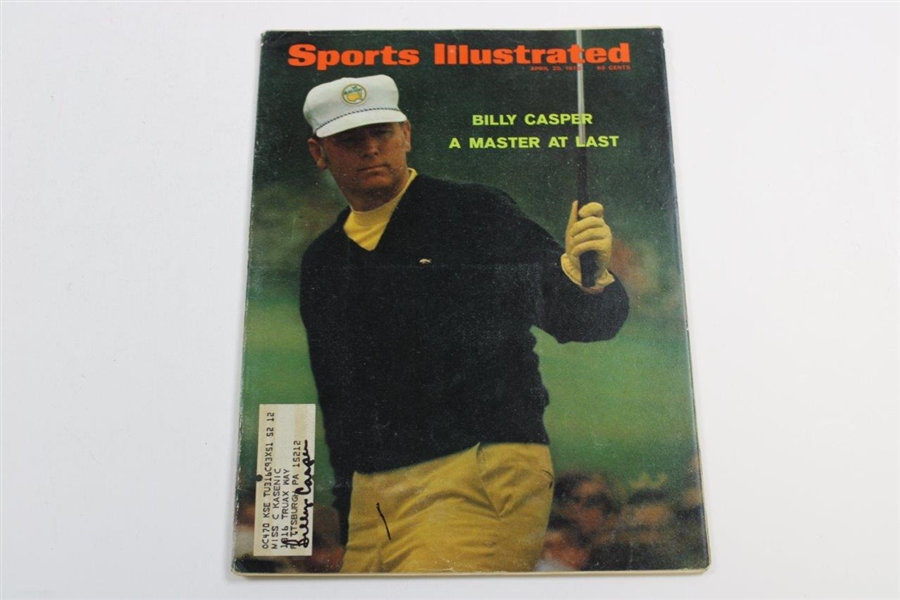 Gary Player & Billy Casper (x2) Signed Sports Illustrated Magazines JSA ALOA