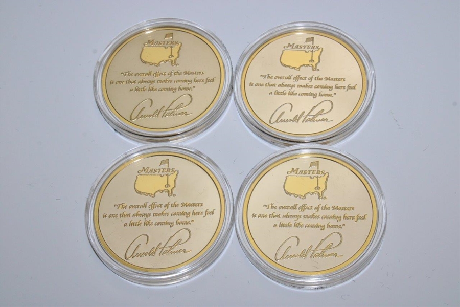 Arnold Palmer Ltd Ed Masters Commemorative Coins Set in Original Emerald Box with COA #227/750