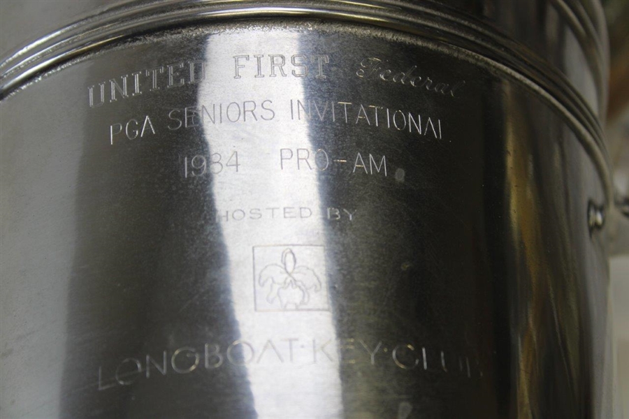 Sam Snead's Personal 1984 United First Federal PGA Seniors Inv. Pro-Am Ice Bucket