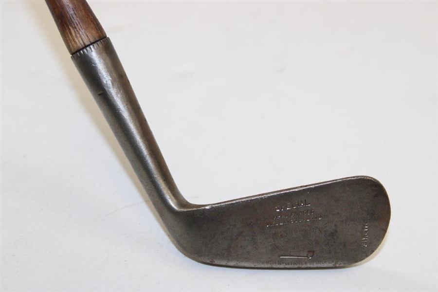 T. Stewart Special Hand Forged Hickory Mashie