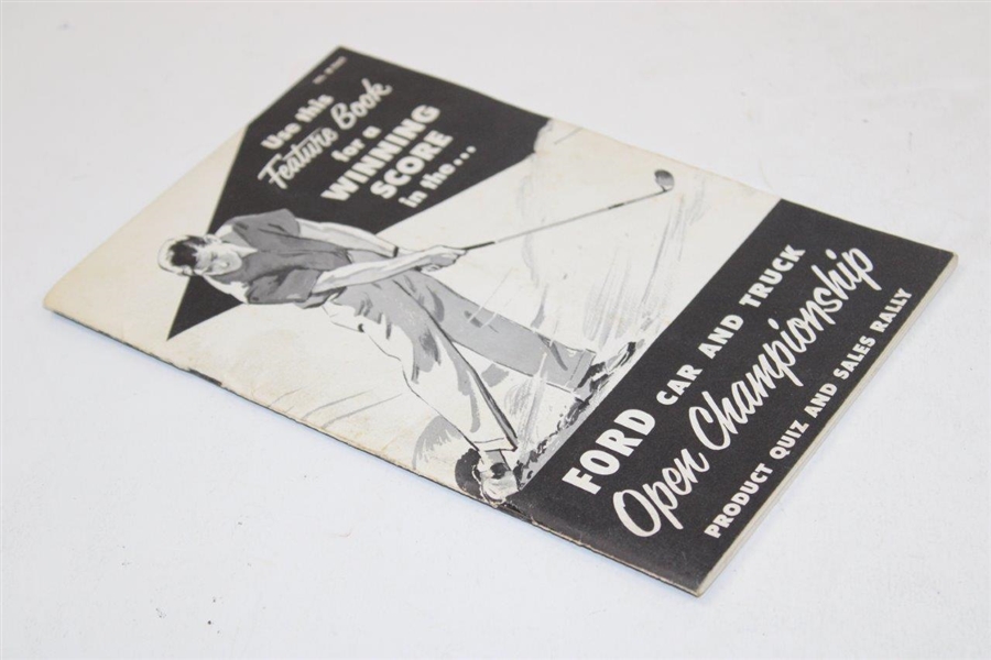 1958 Ford Motor Company Open Championship Program Brochure