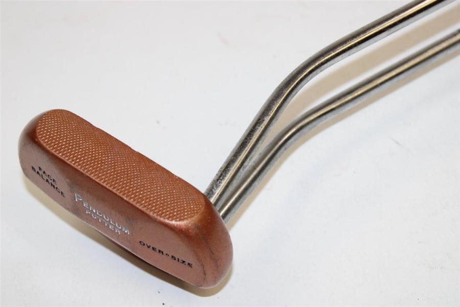 Bob Ford’s Pendulum Oversize Face Double Handle Balance Game Used Putter
