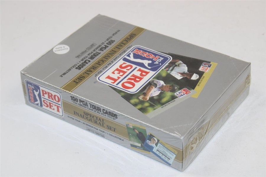 Unopened 1990 Special Inaugural Set PGA Tour Pro-Set Golf Cards - Sealed