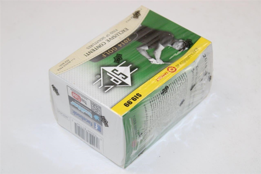 2014 Upper Deck Unopened SP Golf Card Box Set - 4 Cards/Pk - 7+1 Packs - Target Exclusive - Sealed