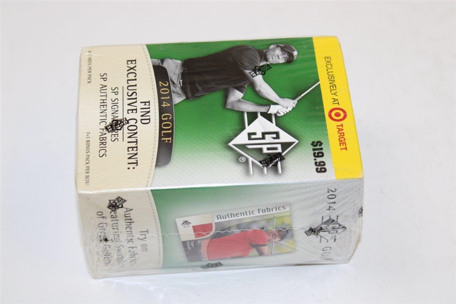 2014 Upper Deck Unopened SP Golf Card Box Set - 4 Cards/Pk - 7+1 Packs - Target Exclusive - Sealed
