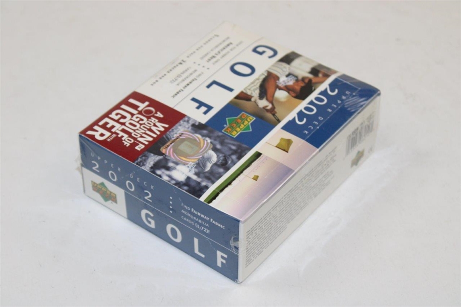 2002 Upper Deck Unopened Golf Card Box Set - 5 Cards/Pk - 24 Packs - US0000697831 - Sealed