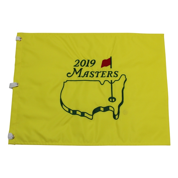 2019 Masters Tournament Embroidered Flag - Tiger's 5th Masters Win