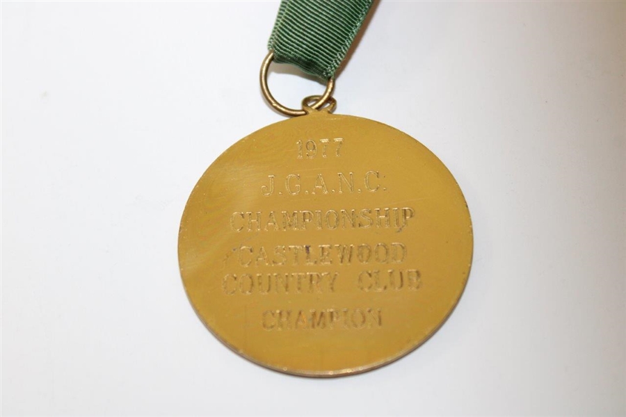 Champion Bobby Clampett's J.G.A.N.C. 1977 Northern California Golf Assoc. Medal