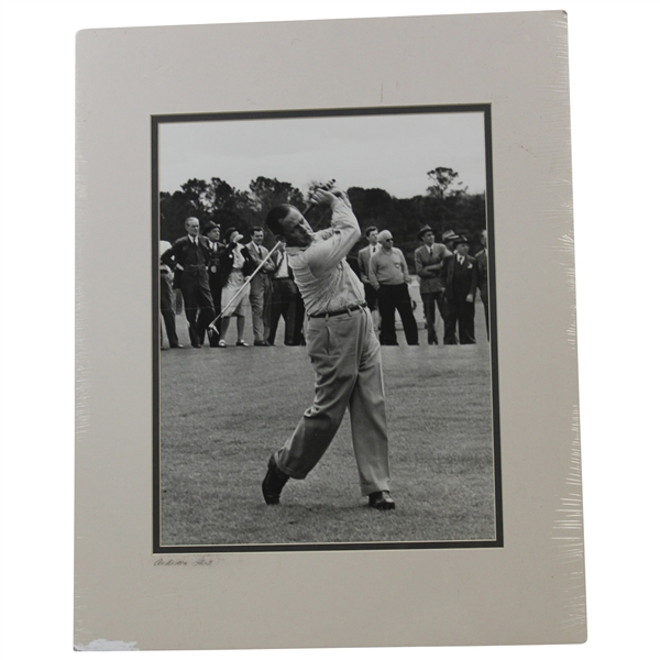 Bobby Jones At The Finish Of His Swing Dbl Matted Photo - Ellie Anderson 1988 Copyright