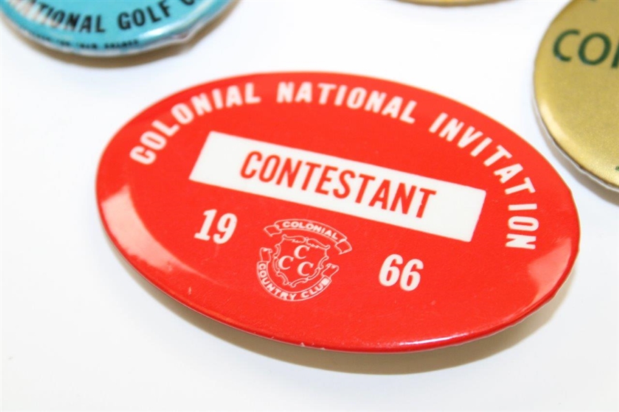Four (4) 1960's Contestant Badges - Colonial, Portland, Thunderbird & Tucson 