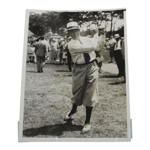 Walter Hagen 1929 National Open Golf Tournament at Winged Foot Photo - July 6th