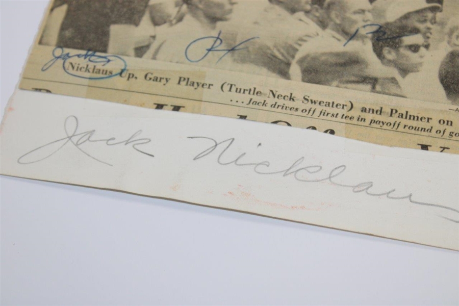 Jack Nicklaus, Arnold Palmer & Gary Player 1962 Press Photo - September 10th