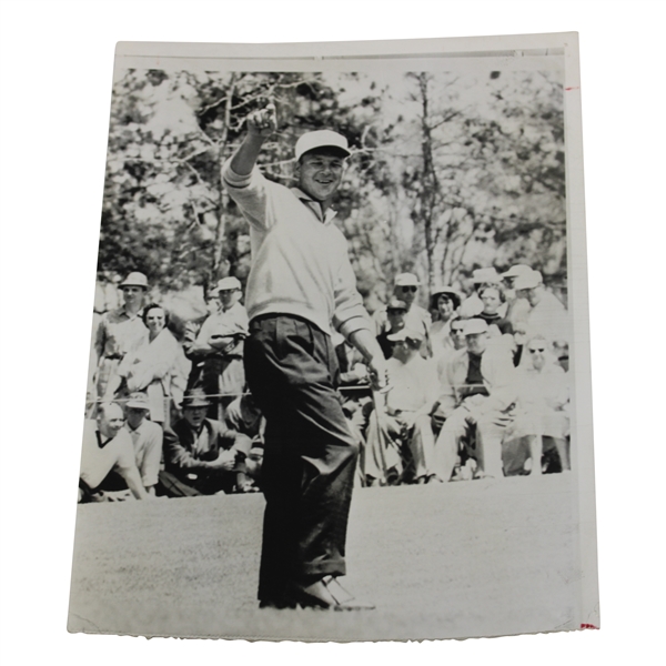 Arnold Palmer 1960 Flashes Leading Smile at Masters Photo - April 8th