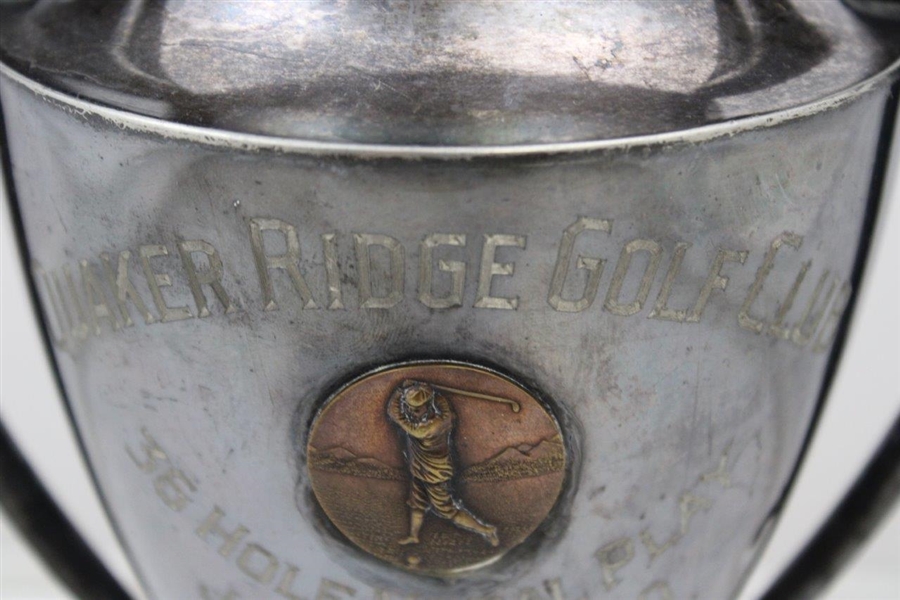 1920 Quaker Ridge Golf Club 36 Hole Medal Play Silver Plated Dual Handled Trophy - June 20th