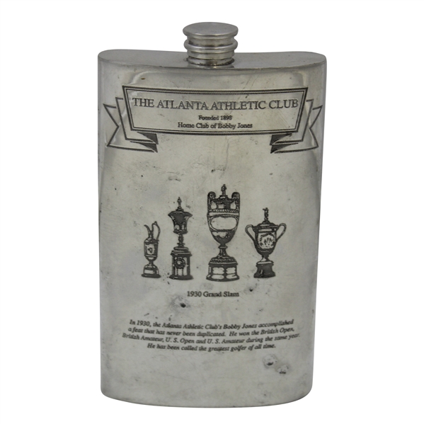 The Atlanta Athletic Club Bobby Jones '1930' Grand Slam English Pewter Flask