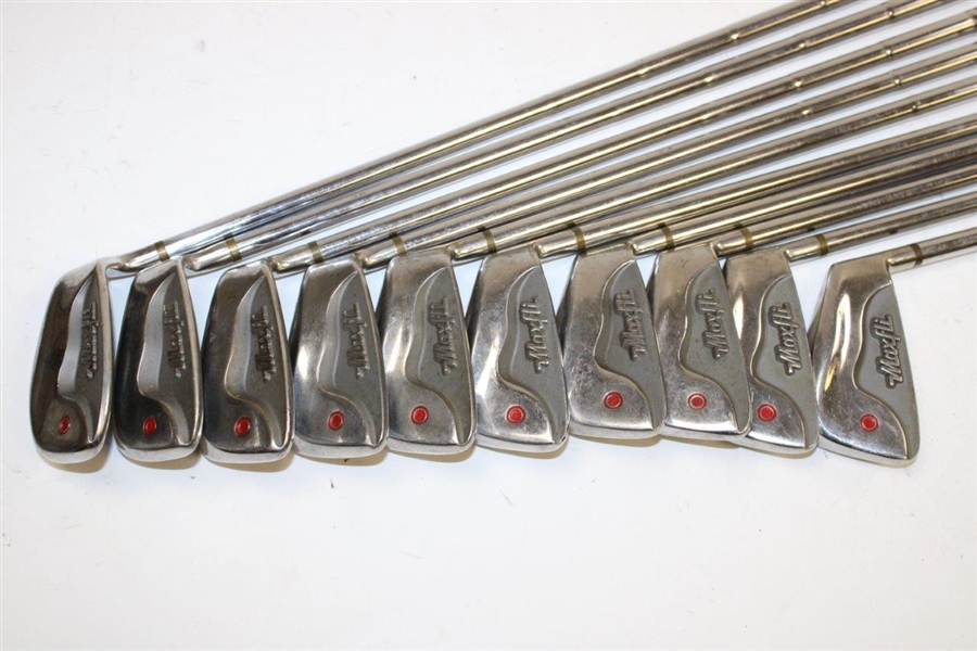Set of MaxFli with Red Circle Dot on Toe Golf Irons - PGA REACH COLLECTION