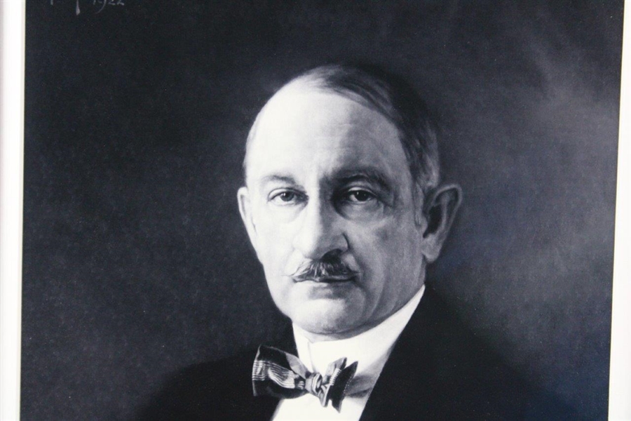 Conrad F. Haeseler B&W Portrait Photo - Framed