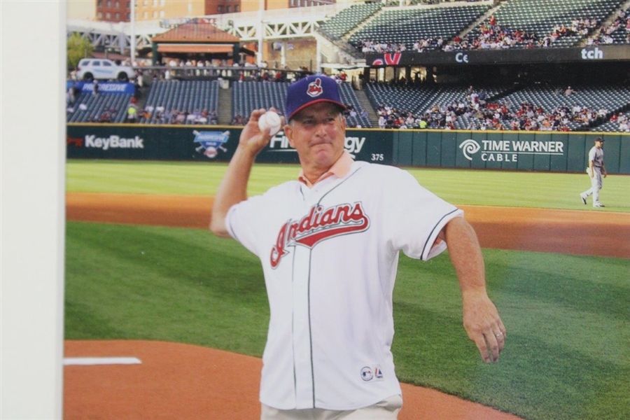 Defending US Senior PGA Champ Jay Haas Throwing Out The First Pitch 2009 Photo - Framed