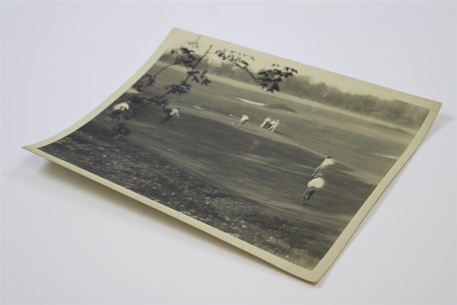 Early 1930's 8 Golfers On Green Photo - Wendell Miller Collection