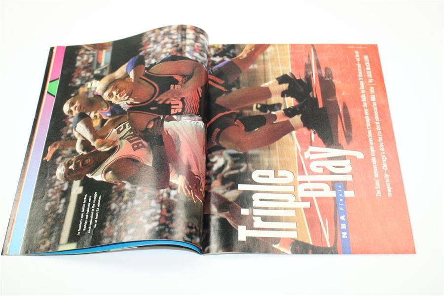 Michael Jordan & Charles Barkley Dual Signed 1983 Sports Illustrated Magazine JSA ALOA