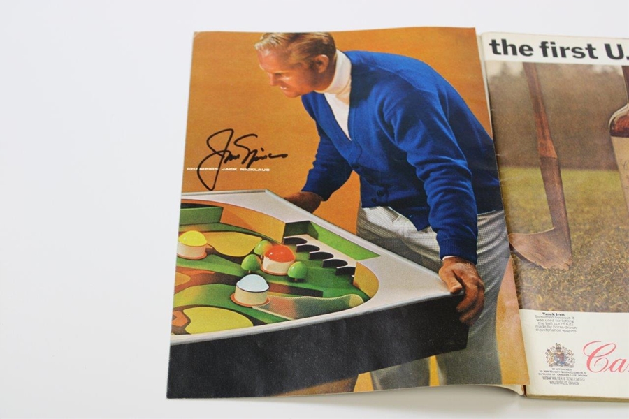 Big 3' Palmer, Nicklaus & Player plus Casper Signed 1968 Sports Illustrated Magazine JSA ALOA