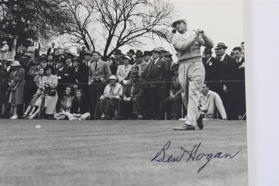 Ben Hogan & Byron Nelson Signed 1941 Masters Tournament Frank Christian Photo JSA ALOA