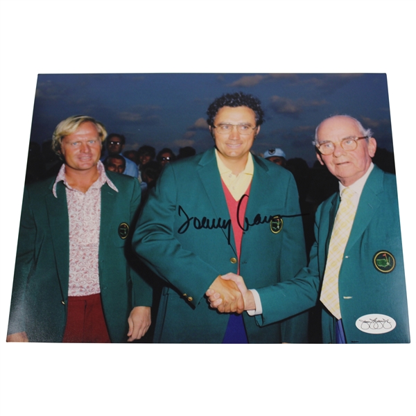 Tommy Aaron Signed Green Jacket with Nicklaus & Roberts 8x10 Photo JSA