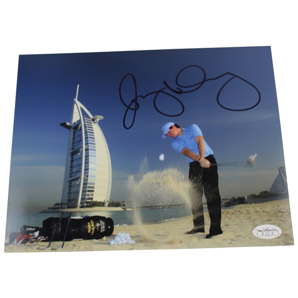 Rory McIlroy Signed Chipping in Dubai 8x10 Photo JSA