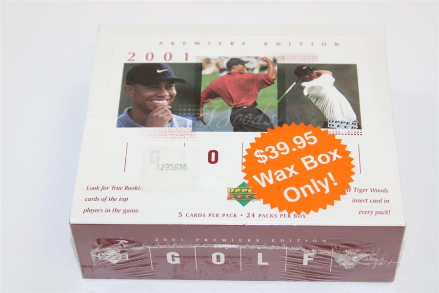2001 Upper Deck Premier Edition Box #1295936 - 5 Cards Per Pack - 24 Packs Per Box