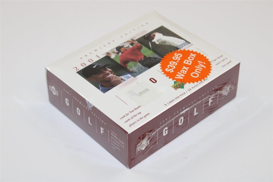 2001 Upper Deck Premier Edition Box #1295936 - 5 Cards Per Pack - 24 Packs Per Box