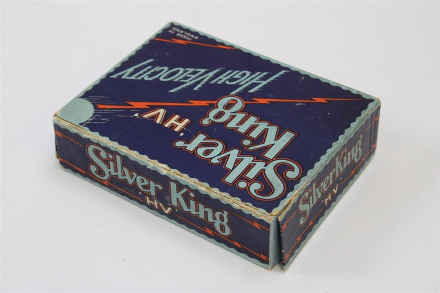 1920's Silver King HV High Velocity Dozen Golf Ball Box