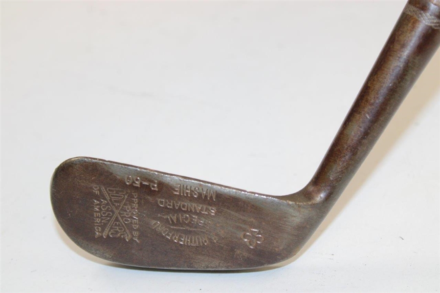 R.B. Rutherford Special Standard Mashie P-50 Hickory Left Handed