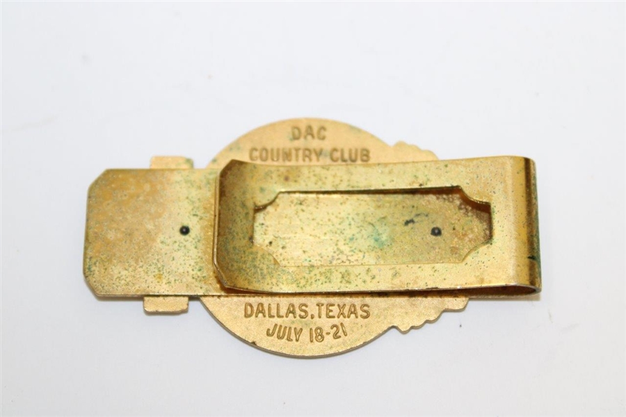 1963 PGA Championship at Dallas Athletic Club Committee Money Clip/Badge