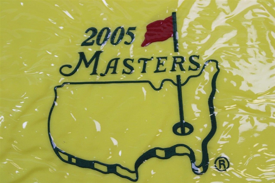 2001 & 2005 Masters Tournament Embroidered Flags - New In Package
