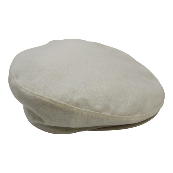 Ben Hogan's Personal Custom Irish Cotton White Tam O'Shanter Hat w/Letter