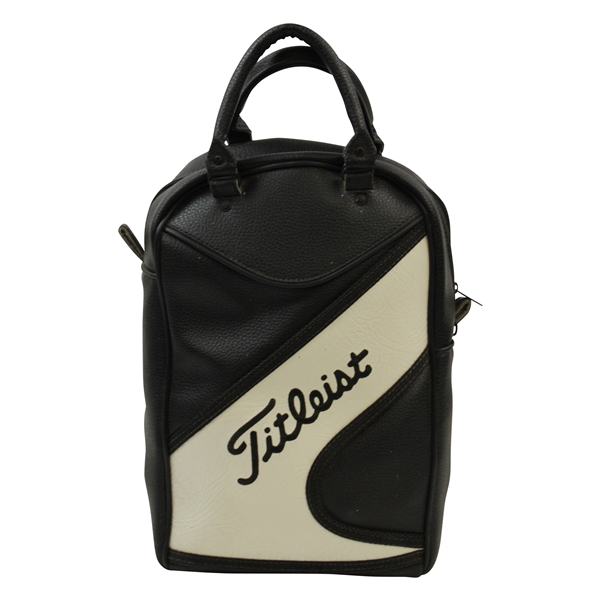 Classic Black & White Titleist Shag Bag