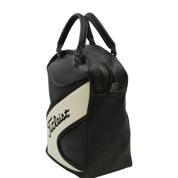 Classic Black & White Titleist Shag Bag