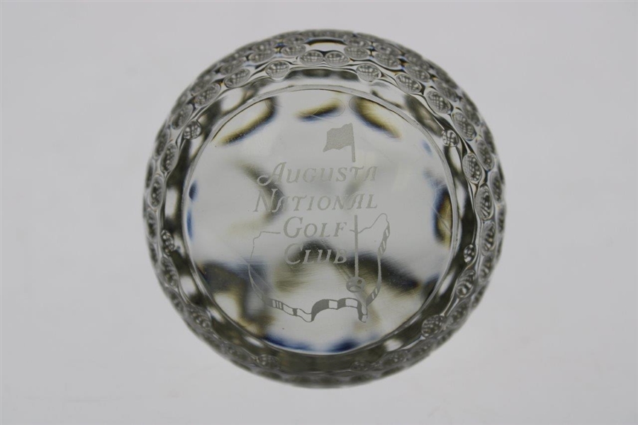 Augusta National Golf Club Tiffany & Co. Crystal Paperweight in Original Box