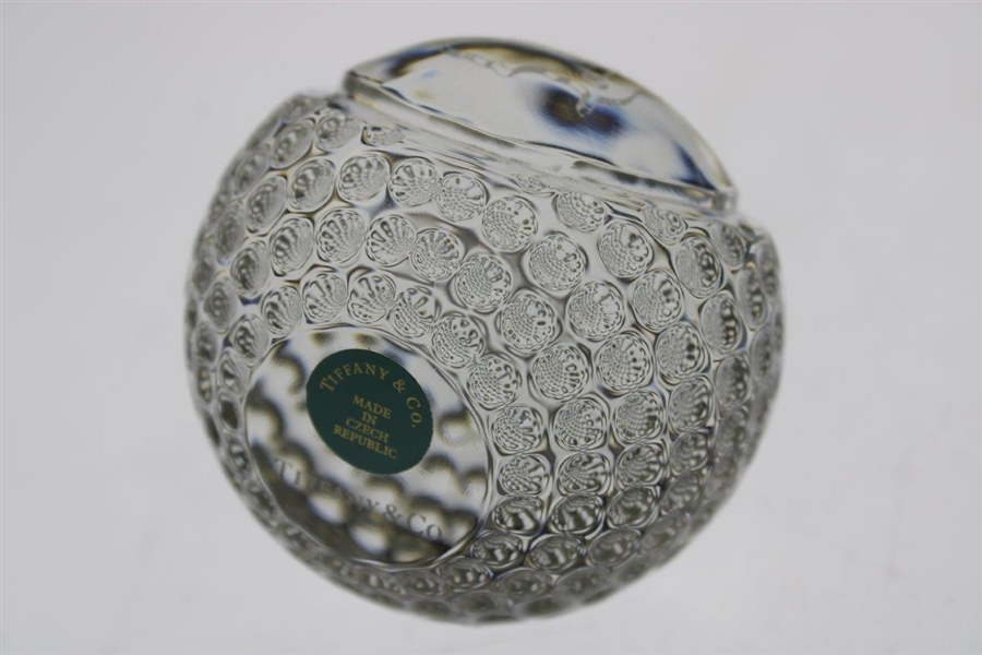 Augusta National Golf Club Tiffany & Co. Crystal Paperweight in Original Box