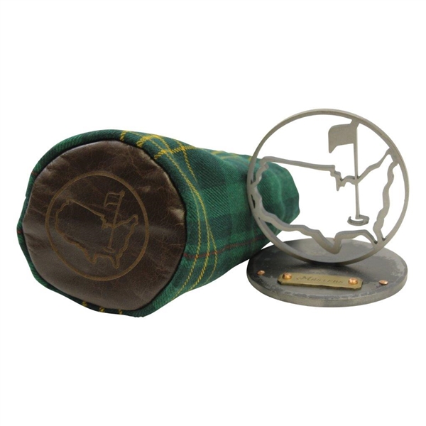 Seamus Masters Logo Hand Forged Desk Ornament in Tartan Masters Logo Cover