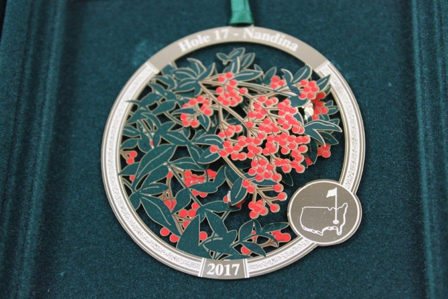 2017 Masters Tournament Christmas Ornament in Original Box - Hole #17 Nandina