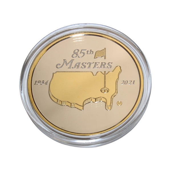 Masters Tournament 2021 Ltd Ed Founders Circle Coin in Original Box #220/350