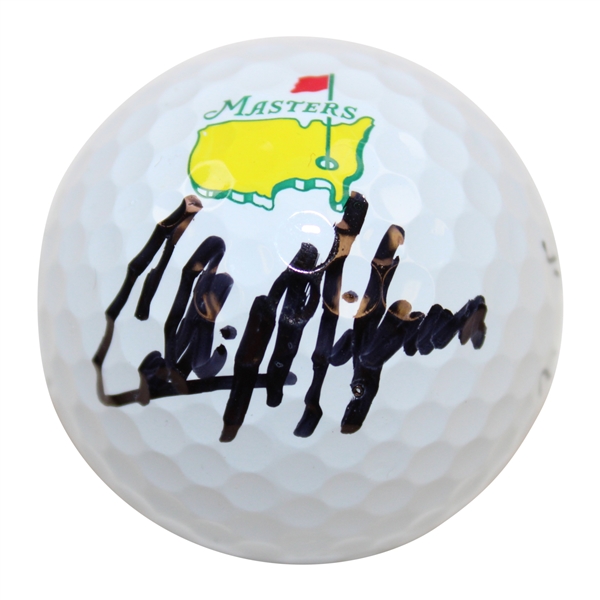 Collin Morikawa Signed Titleist Masters Logo Golf Ball JSA #WIT687585
